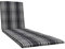 KETTtex EXKLUSIV Auflage Liege Anthrazit-Beige I Gartenliege Polster 200x60x4cm I KTH2 Liegenauflage weich & robust I atmungsaktive Liegestuhl-Auflage I UV-beständiges Liegekissen I Dessin 2428