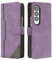 RADOO Coque pour Samsung Galaxy Z Fold 4, Housse Etui Portefeuille Cuir Multifonction, Fermeture Magnétique à Clapet Anti-Choc [Fonction Support] Flip Case Compatible avec Samsung Z Fold 4 (Pourpre)