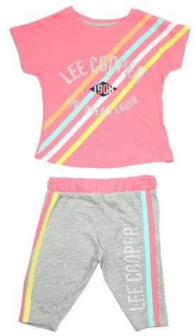 Lee Cooper Girl's Ensemble Girl Combishort, Rose, 14 Years