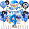 Weltraum Kindergeburtstag Deko, Geburtstagsdeko 4 Jahre Junge, Weltall Deko Geburtstag 4, Astronaut Folienballon, Luftballon Rakete, Tortendeko Weltraum für 4 Jahre Kinder Geburtstag Party