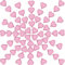 Lot de 100 ballons en aluminium Mylar en forme de cœur pour la Saint-Valentin, mariage, anniversaire, fiançailles, décoration de fête unique (12,7 cm, rose)