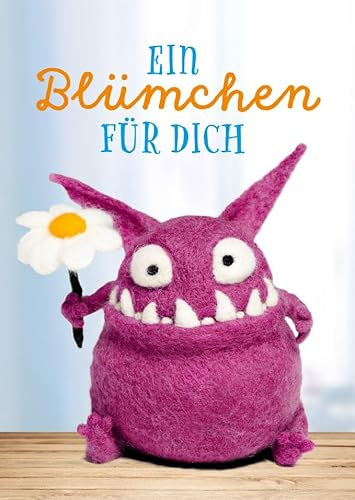 Gutsch Verlag Liebespostkarte mit Spruch: Ein Blümchen für Dich – Zarte Botschaft der Zuneigung
