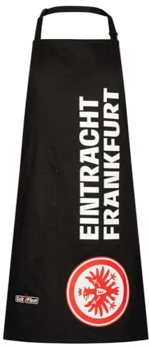 Eintracht Frankfurt Grillschürze schwarz Schürze mit Tasche Kochschürze SGE