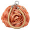 YUEZHAN Abendtasche Damen Clutch Braut Rose Blume Abend Clutch Geldbörse Frauen Tasche Kleine Handtasche Dame Seide Hochzeit Dekorieren Totes Party Brautjungfer Geschenk Geldbörsen Gold