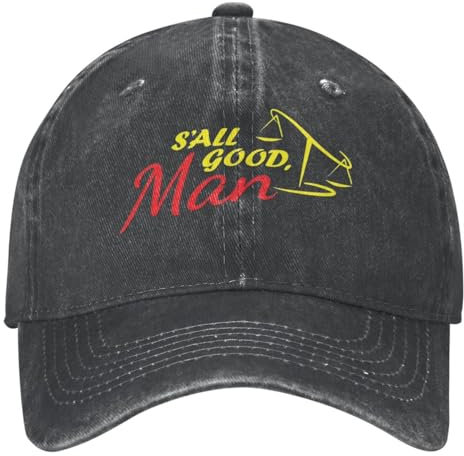 Better Call Saul Baseball Cap S'all Good Man y2k Niedliche Männer Frauen Gewaschene Hip Hop Hüte Hochwertige Running Snapback Cap