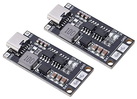 Batterie-Lademodul, Verschleiß-resistentes 2S-Typ C Bis 8,4 V Boost Lithium-Batterie-Modul, Bestehend aus Premium-Ladung, Eingangsspannung DC 3-6 V, für Lithi (1a)