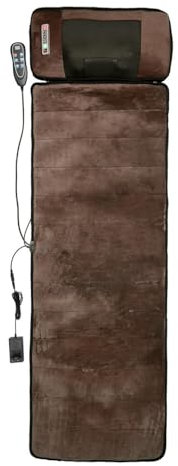 Rückenmassagematte, Massagematten für Ganzkörper | Intelligent 9 -Geschwindigkeits -Massagebad | Multifunktional Ganzkörpervibrationsmatte mit Fernbedienung für Hals Rücken Taille Hüfte