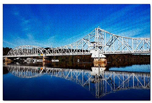USA Amerika East Haddam Connecticut River Puzzle 1000 Teile Puzzle Spiel für Erwachsene Grafik Reise Souvenir 50x70CM