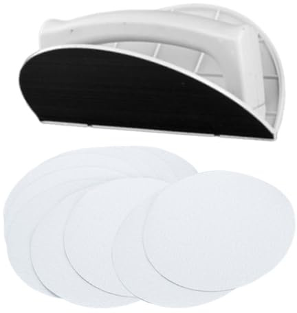 Strumento di levigatura per stucco, levigatrice per dettagli, strumento levigatrice ad, gadget portatile portatile con impugnatura antiscivolo per vernice, metallo, artigianato, mobili, pareti