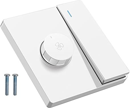 220 V - Réglage du ventilateur de plafond - Bouton mural - Variateur de vitesse - Réglage de la vitesse du ventilateur