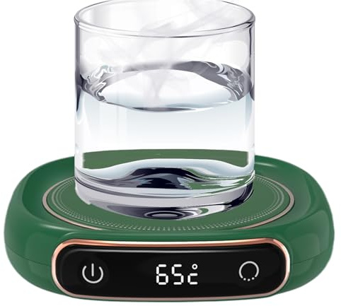 Chauffe-tasse à café | Chauffe-tasse à café pour bureau à arrêt automatique | Cof-fee Mug War-mer pour bureau sans fil avec arrêt automatique alimenté par batterie USB, contrôle de la température