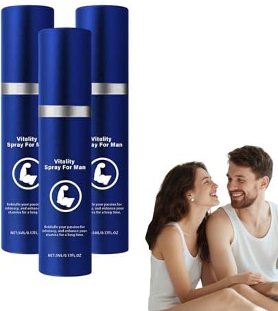 Belebendes Körperspray für Männer – Erfrischendes Körperspray mit belebendem Duft und natürlichen Extrakten - Sorgt für ein sauberes und selbstbewusstes Gefühl den ganzen Tag über. (3 Flaschen)