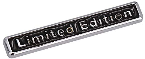 schwarz limited edition 3d chrom metall auto aufkleber emblem abzeichen abziehbild motorrad