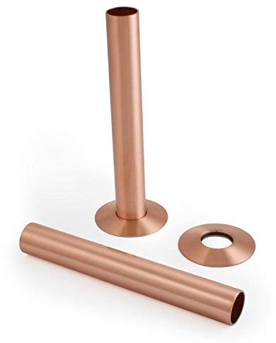 Hot Flow | 130mm Pipe Shroud/Sleeve (Pair) (Brushed Copper)