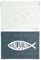 Einladungskarten Geburtstag Konfirmation Taufe Kommunion jeder Anlass 12 Stück Karten Set - Jesus Fisch Blanko Rückseite