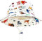 DRESHOW Unisex Baby Kleinkinder Sonnenhut Kappe Mütze Fischerhut Strandhut Kinder Baby Stern Sommerhut UV Schutz UPF 50+, Age 1-2 Jahre, Size 50cm