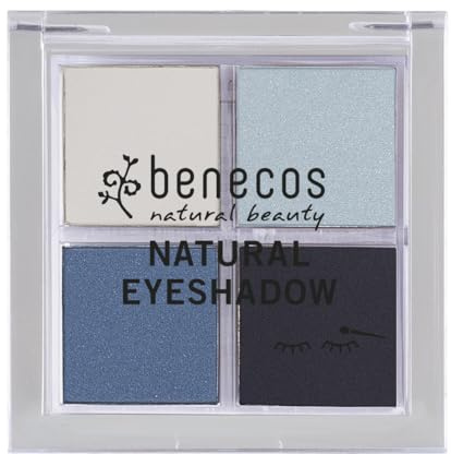 benecos Quattro Eyeshadow true blue 2 x 4,80 g