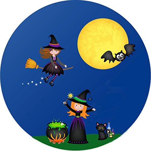 Essbarer Tortenaufleger Hexe // Tortendeko Hexenparty // 20cm (Zuckerpapier)