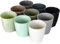 Youngever 9 Paquetes Tazas Pequeñas, 250ML Vasos Infantiles de Plástico, Vasos Irrompibles pare Niños (Colores Urban)