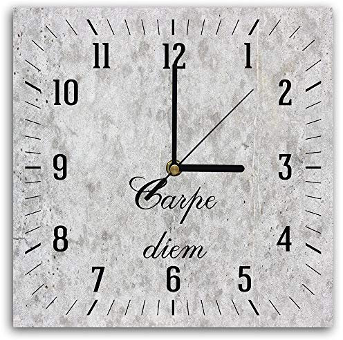 Legendarte - Reloj de Pared Carpe Diem cm. 30x30