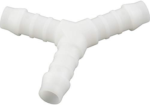 Fittingteile - Y-Schlauchverbinder aus Kunststoff POM Weiß für Druckluft Wasser Kraftstoff (Ausführung: Y-Verbinder - Schlauch Ø innen: 3 mm)
