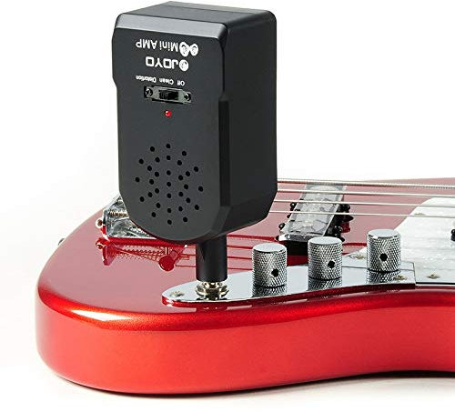 ZHT PAULCLUB JOYO JA-01 2W Large Volume Guitar Amplifier Mini Portable Electric Guitar Bass Speakers with Distortion Timbre, Support MP3 / Earphone~ QiuGe