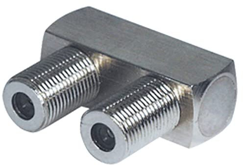 Sat-Fox SAT F-Adapter U-Stück | U-Verbinder F-Buchse auf F-Buchse | für TV Adapter Verbinder Kupplung Splitter | F-Adapter für EIN Satellitenkabel Antennenkabel Koaxialkabel
