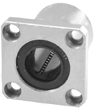 Ruilogod 16mm Innendurchmesser Square Flansch Linear Bewegungsbuchse Kugellager LMK16UU