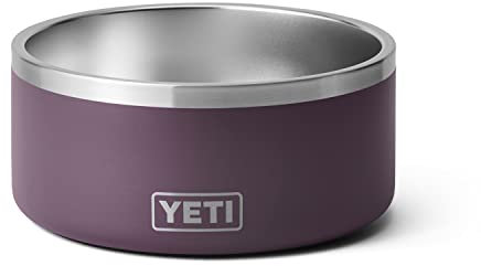 YETI Boomer, Stainless Steel, Non-Slip Dog Bowl, Nordic Purple, 8