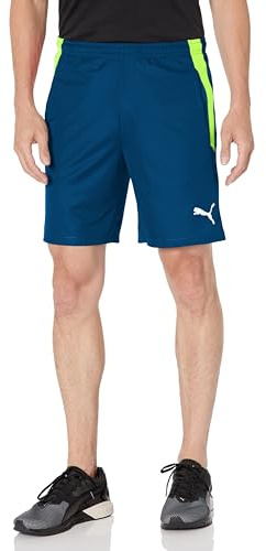 PUMA Men's Teamliga Training Shorts 2, Persian Blue-pro Green, M