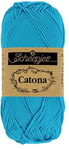 Scheepjes - Scheepjes Catona 146 Vivid Blue Yarn - 10x50g