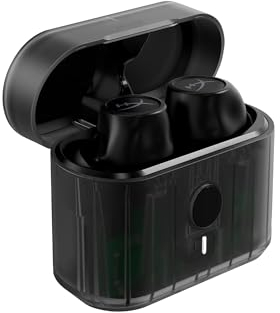 HyperX Cirro Buds Pro - True Wireless Earbuds, Bluetooth, Low Latency, Long-Lasting Battery, 3 Silicone Ear Tips, Hybrid ANC