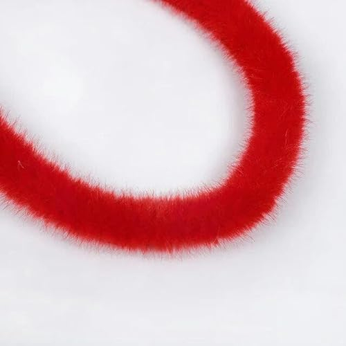 RAEF 1 m Künstliche Nerz Pelz Band Trim Bänder DIY Flauschigen Faux Pelz Streifen Für Daunen Jacke Dekor Nähen Mantel Kapuze Kleidung Materialien