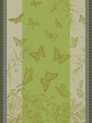 Le Jacquard Français Tea Towel Jardin Des Papillons Succulente 60 x 80 cm Cotton