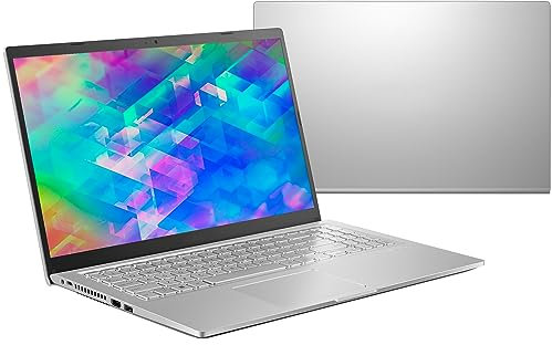 MESH Computers ASUS Vivobook 15 X1500EA 15.6 Full HD Laptop (Intel Pentium Gold 7505, 4GB RAM, 256GB SSD, Windows 11 Pro, Silver) (Renewed)