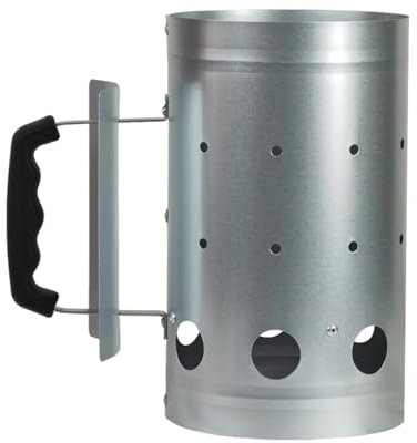 Buerfu Cubo para quema de carbón,Cubo para encendido de carbón,Cubo de encendido para camping | Diseño eficiente del barr ardiente de la leña del cubo del hierro inoxidable que acampa para la olla