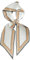 GIMIRO Satin Seidenschal 148 x 13,5 cm Krawatte Double Layer Bund für Blazer, Mantel, Kleid (46#LXG Dark Green - Brown - White)