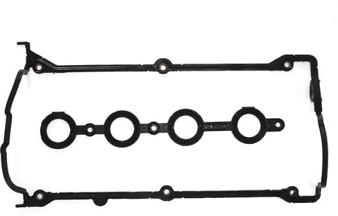 Hihaha Nr. 058198025A Ventildeckeldichtung mit Zündkerzendichtungen für Audi A3 1996-2003 / Zylinderkopf-Ventildichtung/Strapazierfähige Gummi-Rocker-Deckeldichtung / 1 Satz