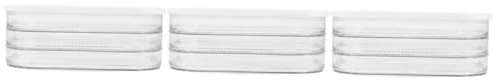 TOPBATHY 3 Piezas Caja de fiambres de fiambre Caja de almacenamiento de queso Caja de almacenamiento de carne refrigerador grandes contenedores de almacenamiento con tapas titular de tocino