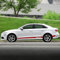 Karosserie Aufkleber Aufkleber,für Audi A3 A4 A5 A6 A7 Q2 Q3 Q5 RS3 RS4 RS5 TT S5 S6 S7,Autotür Seitenschweller Sticker Außen Zubehör,B-Red