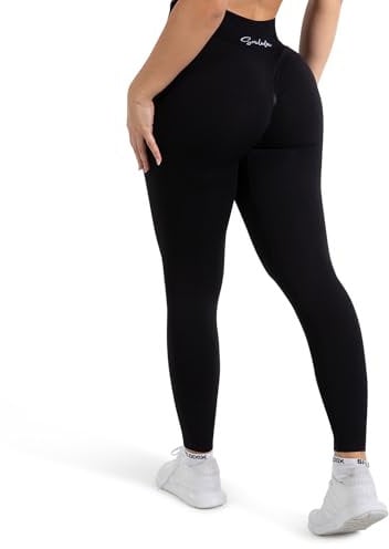 SMILODOX Leggings Damen Silvia Scrunch, High Waist Sporthose Blickdicht Leggins Damen, Booty Scrunch, Elastische Fitness Scrunch But Lift Sportleggings für Yoga, Gym, Workout & Freizeit