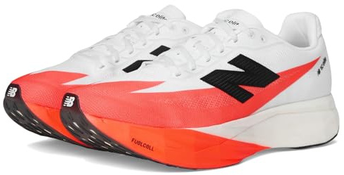 New Balance FuelCell Supercomp Elite V5 Herren-Laufschuh, Urgent Rot/Weiß/Schwarz, 45 EU