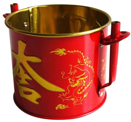 Cabilock Tube D'encens Brûleur D'encens Brûleur D'encens Bouddhiste Kit De Brûleur D'encens Chinois Bougeoir en Porcelaine Kit D'encens Au Bois D'agar D'encens Rouge Acier Inoxydable