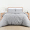 Utopia Bedding Double Arrows White Print Duvet Cover Set - Soft Microfibre Polyester - Bedding Quilt Cover Set