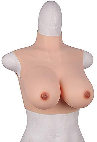 Silicone breasts, Breast Forms Filled with Breast Plate B-G Cup Fake Boobs for Breastplate Bra Pads s