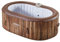 Arebos Spa Gonflable | Gonflable | Intérieur & Extérieur | 190x120 cm Ovale | 2 Personnes | 90 Jets de Massage | avec Chauffage | 550 litres | Couverture Incluse | Bubble Spa & Wellness Massage