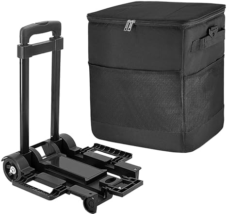 Renchey con Ruedas y Asa - Portátil Grande con Aislamiento 35 litros Y Ruedas,Caja Térmica Portátil con para Viajes, Picnic, Playa, Camping y