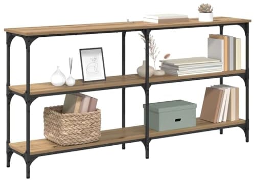 vidaXL Konsolentisch Artisan-Eiche 150 x 29 x 75 cm