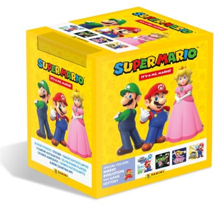 Panini Super Mario - Its-a me, Mario Stickerkollektion (Box mit 50 Tüten)