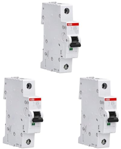 ABB S201-B25 Sicherungsautomat - S200-1P - 25 A - B 2CDS251001R0255 (Packung mit 3)